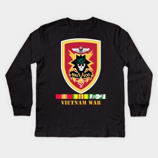 MAC V SOG wo Txt w VN SVC Kids Long Sleeve T-Shirt